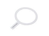 MagSafe ���^�������O �X�e�b�J�[ �P�[�X�ɓ\�邾�� iPhone�Ή� ���^0.5mm �X�}�z�����O�E�X�^���h�E�J�[�h�P�[�X�p �ʒu���킹�c�[���t  �z���C�g AMS-MAGST3WH