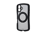 iPhone 17 �P�[�X �n�C�u���b�h �J�o�[ �Ռ��z�� MAGKEEP ���͋z�����C�����X�[�d�Ή� ��]���X�^���h�t Grippy  �u���b�N PM-A25AGRSTKMBK