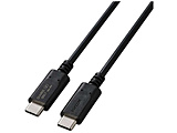 USB-C �� USB-C�P�[�u�� [�[�d /1.0m /PD60W] (�X�^���_�[�h)  �u���b�N USB-CCFC10BK �mUSB-C �� USB-C�n