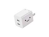 USB Type-C �[�d�� �ő�20W 2�|�[�g ���^ �y�� �܂肽���݃v���O �����[�d PSE�K�� iPhone/Android���Ή�  ���낿��� MPA-AC13420WF �mPD20W /USB-C×2 /USB-A�|�[�g�Ȃ� /2�|�[�g�n