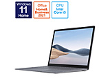 Surface Laptop 4  プラチナ 5BT-00087 ［13.5型 /Windows11 Home /intel Core i5 /Office HomeandBusiness /メモリ：8GB /SSD：512GB /タッチパネル対応 /日本語版キーボード /2022年モデル］ 【sof001】