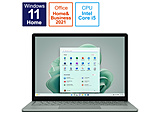 Surface Laptop 5 13.5インチ セージ [Windows 11 Home/Core i5/メモリ:8GB/SSD:512GB] R1S-00061 【864】