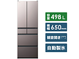 【基本設置料金セット】 冷蔵庫 KWCタイプ ブラストモーブグレー R-KWC50R-H ［6ドア /観音開きタイプ /498L］