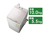 縦型洗濯乾燥機  ホワイトラベンダー BW-DX100H-V ［洗濯10.0kg /乾燥5.5kg /ヒーター乾燥(水冷・除湿タイプ) /上開き］