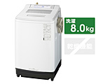 〔展示品〕 全自動洗濯機 Jconcept（Jコンセプト）JFAシリーズ クリスタルホワイト NA-JFA808-W ［洗濯8.0kg /乾燥機能無 /上開き］
