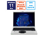 notopasokonrettsunoto FV黑色&银CF-FV4CDMCR[14.0型/Windows11 Pro/intel Core i5/存储器:16GB/SSD:512GB/Office HomeandBusiness/日本語版键盘/2024一年1月型号]
