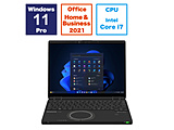 notopasokonrettsunoto QR(触摸屏)黑色CF-QR4FDNCR[12.4型/Windows11 Pro/intel Core i7/存储器:16GB/SSD:512GB/Office HomeandBusiness/日本語版键盘/2024年夏季款]