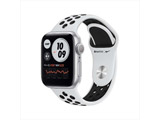 Apple Watch Nike Series 6(GPSモデル)- 40mmシルバーアルミニウムケースとピュアプラチナム/ブラックNikeスポーツバンド - レギュラー シルバーアルミニウム M00T3J/A