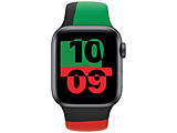 Apple Watch Series 6�iGPS�{Cellular���f���j 40mm Black Unity�A���~�j�E���P�[�X��Black Unity�X�|�[�c�o���h[���M�����[]   MJ6R3J/A