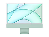 24インチiMac Retina 4.5Kディスプレイモデル: 8コアCPUと7コアGPUを搭載したApple M1チップ, 256GB - グリーン   MJV83J/A ［23.5型 /Apple M1 /SSD：256GB /メモリ：8GB /2021年5月］