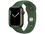 Apple Watch Series 7（GPS+Cellularモデル）- 45mmグリーンアルミニウムケースとクローバースポーツバンド - レギュラー  グリーンアルミニウム MKJR3J/A