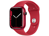 Apple Watch Series 7（GPS+Cellularモデル）- 45mm（PRODUCT）REDアルミニウムケースと（PRODUCT）REDスポーツバンド - レギュラー  REDアルミニウム MKJU3J/A
