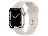 Apple(アップル) Apple Watch Series 7（GPSモデル）- 41mmスターライトアルミニウムケースとスターライトスポーツバンド - レギュラー  スターライトアルミニウム MKMY3J/A