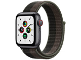 Apple Watch SE（GPS+Cellularモデル）40mmスペースグレイアルミニウムケースとトルネード/グレイスポーツループ  スペースグレイアルミニウム MKR33J/A 【磁気充電-USB-Cケーブル同梱モデル】