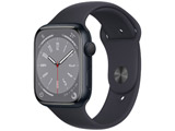 Apple(アップル) Apple Watch Series 8（GPSモデル）- 45mmミッドナイトアルミニウムケースとミッドナイトスポーツバンド - レギュラー MNP13J/A