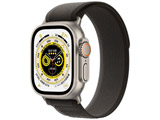Apple Watch Ultra（GPS + Cellularモデル）- 49mmチタニウムケースとブラック/グレイトレイルループ - M/L  MQFX3J/A