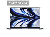 【カスタマイズモデル】MacBook Air 13インチ Apple M2チップ搭載モデル [2022年モデル /SSD 256GB /メモリ 16GB /8コアCPUと8コアGPU ] ミッドナイト MLY33JA/CTO  ミッドナイト MLY33JA/CTO