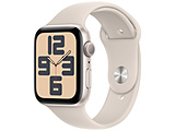 Apple(アップル) Apple Watch SE（GPSモデル）- 40mmスターライトアルミニウムケースとスターライトスポーツバンド - S/M  スターライトアルミニウム MR9U3J/A