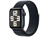 Apple Watch SE(GPS型号)-40mm午夜铝情况和午夜运动循环午夜铝MRE03J/A