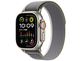 Apple Watch Ultra 2（GPS + Cellularモデル）- 49mmチタニウムケースとグリーン/グレイトレイルループ - M/L  グリーン/グレイトレイルループ M/L MRF43J/A