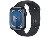 Apple Watch Series 9（GPSモデル）- 45mmミッドナイトアルミニウムケースとミッドナイトスポーツバンド - S/M  ミッドナイトアルミニウム MR993J/A
