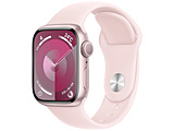 Apple Watch Series 9(GPS型号)-41mm粉红铝包和灯粉红运动带-S/M粉红铝MR933J/A