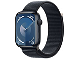 Apple Watch Series 9(GPS型号)-45mm午夜铝情况和午夜运动循环午夜铝MR9C3J/A
