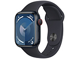 Apple Watch Series 9(GPS+Cellular型号)-41mm午夜铝情况和午夜运动带-M/L午夜铝MRHT3J/A