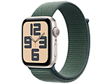 Apple Watch SE�iGPS���f���j- 44mm�X�^�[���C�g�A���~�j�E���P�[�X�ƃ��C�N�O���[���X�|�[�c���[�v�@MXEW3J/A
