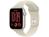 Apple Watch SE 3�iGPS���f���j- 44mm�X�^�[���C�g�A���~�j�E���P�[�X�ƃT���h�X�|�[�c�o���h - S/M  �X�^�[���C�g�A���~�j�E�� MJL34J/A