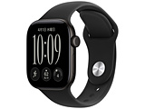 Apple Watch Series 12�iGPS + Cellular���f���j- 42mm�u���b�N�A���~�j�E���P�[�X�ƃu���b�N�X�|�[�c�o���h - M/L  �u���b�N�A���~�j�E�� MJG14X/A
