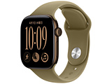 Apple Watch Series 12�iGPS + Cellular���f���j- 42mm�_�[�N�u�����Y�A���~�j�E���P�[�X�ƃI���[�u�X�|�[�c�o���h - S/M  �_�[�N�u�����Y�A���~�j�E�� MJG44X/A