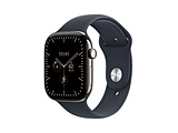 Apple Watch Series 12�iGPS + Cellular���f���j- 46mm�i�`�������`�^�j�E���P�[�X�ƃl�C�r�[�u���[�X�|�[�c�o���h - S/M  �i�`�������`�^�j�E�� MJGM4X/A ���������ȍ~�̂��͂�