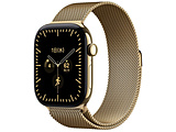 Apple Watch Series 12�iGPS + Cellular���f���j- 46mm���f�B�A���g�S�[���h�`�^�j�E���P�[�X�ƃ��f�B�A���g�S�[���h�~���l�[�[���[�v - S/M  ���f�B�A���g�S�[���h�`�^�j�E�� MJGU4X/A