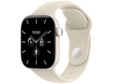 Apple Watch Series 12�iGPS + Cellular���f���j- 42mm�p�[���z���C�g�Z���~�b�N�P�[�X�ƃT���h�X�|�[�c�o���h - S/M  �p�[���z���C�g�Z���~�b�N MJGW4X/A