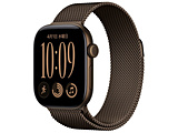 Apple Watch Series 12�iGPS + Cellular���f���j- 42mm�_�[�N�u�����Y�A���~�j�E���P�[�X�ƃ_�[�N�u�����Y�~���l�[�[���[�v  �_�[�N�u�����Y�A���~�j�E�� MKDK4X/A