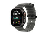 Apple Watch Ultra 4�iGPS + Cellular���f���j- 49mm�u���b�N�`�^�j�E���P�[�X�ƃg�����X���[�Z���g�u���b�N�I�[�V�����o���h  �u���b�N�`�^�j�E�� MJAY4X/A ���������ȍ~�̂��͂�