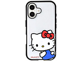 iPhone 16（6.1インチ） IIIIfit Clear ケース サンリオ  ハローキティ SANG-446KT