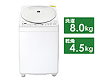 縦型乾燥洗濯機  ホワイト系 ES-TX8H-W ［洗濯8.0kg /乾燥4.5kg /ヒーター乾燥(排気タイプ) /上開き］