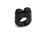 �v�b�V���X�C�b�` 2�{�^�� �u���b�N 22mm�n���h���p   MME001