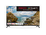 `[i[Xer / GoogleTV / OS android11 / 43V^ / YouTube NETFLIX PrimeVideoΉ ORION  GL431U m43V^ /BluetoothΉ /4KΉ /`[i[X /YouTubeΉn