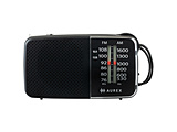 从属于LED右外场手的手提式收音机黑色TY-KR20-K[支持宽大的FM的/AM/FM]