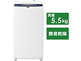 全自動洗濯機  ホワイト JW-UD55A-W ［洗濯5.5kg /簡易乾燥(送風機能) /上開き］