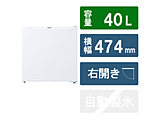 冷蔵庫  ホワイト JR-N40J-W ［1ドア /右開きタイプ /40L］
