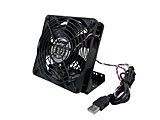 �kUSB�t�@���l�X�^���h�tUSB��p�t�@�� 120mm NBROS �u���b�N NB-USBXFAN-STAND01