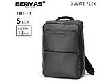 2�w���r�W�l�X�����b�N �o�b�N�p�b�N �ߗގ��[�|�P�b�g�t �e�ʊg���^�C�v PC���[13�C���`�Ή� �yS�T�C�Y�z DULITE FLEX �u���b�N 60642