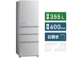 【基本設置料金セット】 冷蔵庫  ブライトシルバー AQR-36K-S ［4ドア /右開きタイプ /355L］