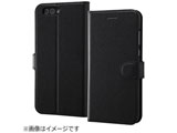 ZenFone 4（ZE554KL）用　手帳型ケース シンプル マグネット　ブラック　RT-RAZ4ELC1/BB
