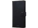 Xperia XZ1用　手帳型ケース シンプル マグネット　ブラック/ブラック　RT-RXZ1ELC1/BB