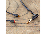 MMCX ブラックケーブル 3.5mmL 型プラグ MS12AYBLEH